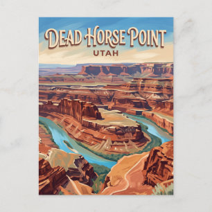 Dead Horse Point Moab Utah Postkarte