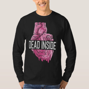 Dead in anatomisch menschliches Herz Emo Broken Ca T-Shirt