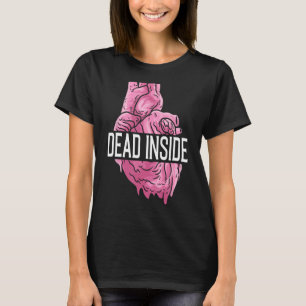 Dead in anatomisch menschliches Herz Emo Broken Ca T-Shirt