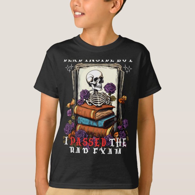 Dead Inside But I Ped The Bar Exam Funny New Lawye T-Shirt (Vorderseite)