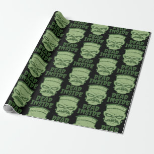 Dead Inside Frankenstein Monster Geschenkpapier