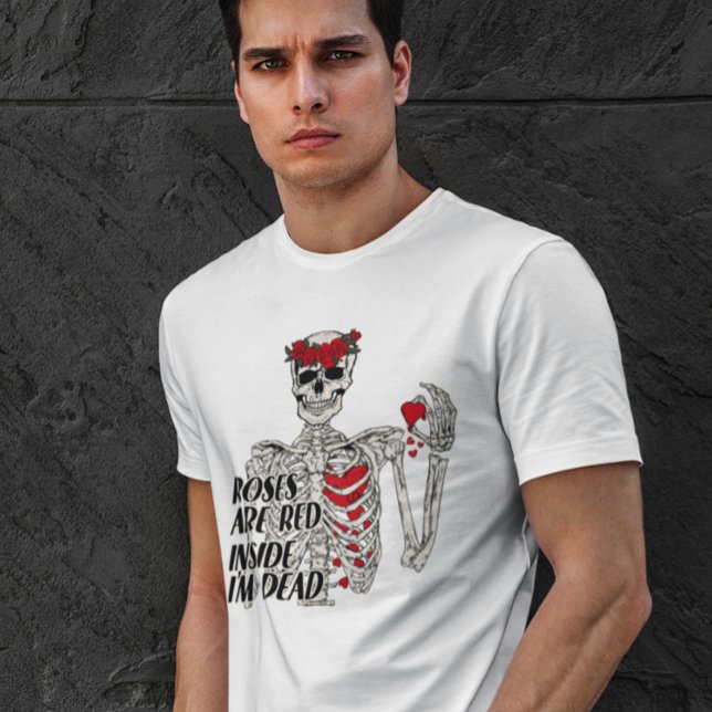 Dead Inside Valentine's day drôle T-Shirt (Créateur téléchargé)