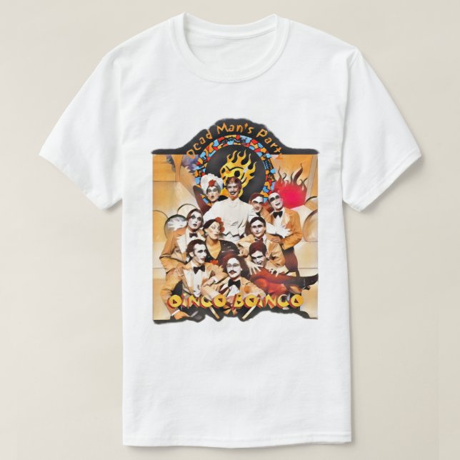 Dead Man_s Party Oingo Boingo Album Custom Artwor T-Shirt (Design vorne)