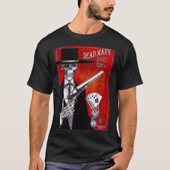 Dead Mans Hand Goth styled Western poker Tee  (Vorderseite)