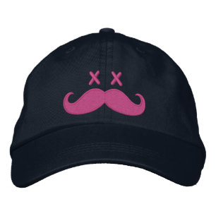 Dead Mustache PINK Bestickte Kappe