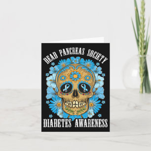 Dead Pankreas Society Fun Diabetes Awareness Zucke Karte