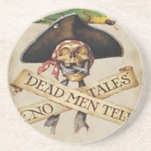 Dead Pirate Coaster Sandstein Untersetzer