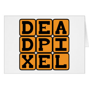 Dead Pixel, ausgebranntes Bild