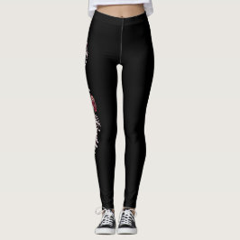 Dead Pretty Floral Skull Leggings