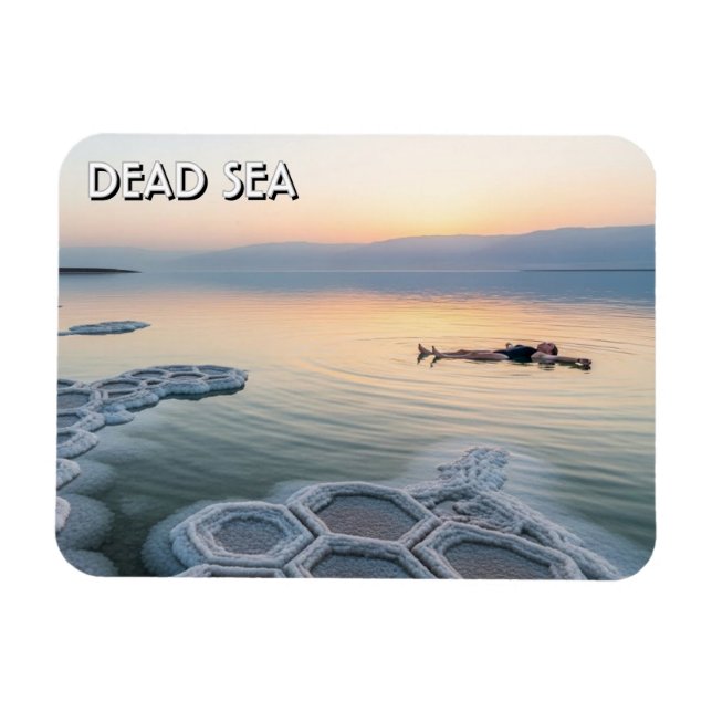 Dead Sea Jordan Travel Magnet (Horizontal)