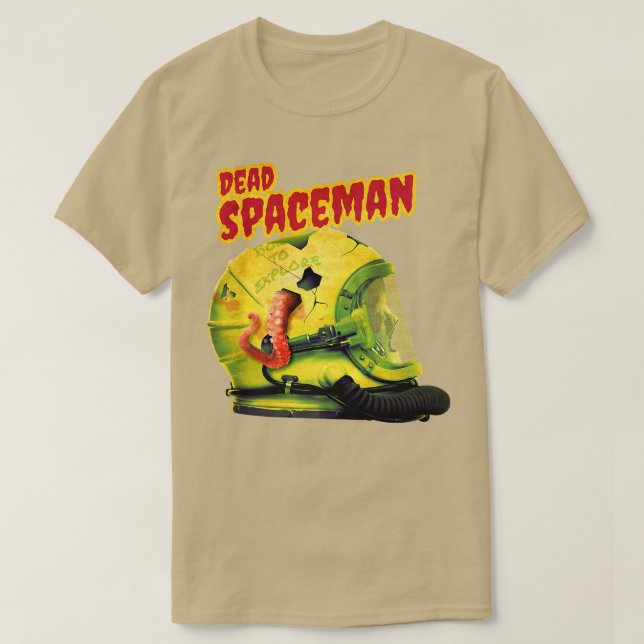 Dead Spaceman in Space Suit Space Astronaut Premiu T-Shirt (Design vorne)