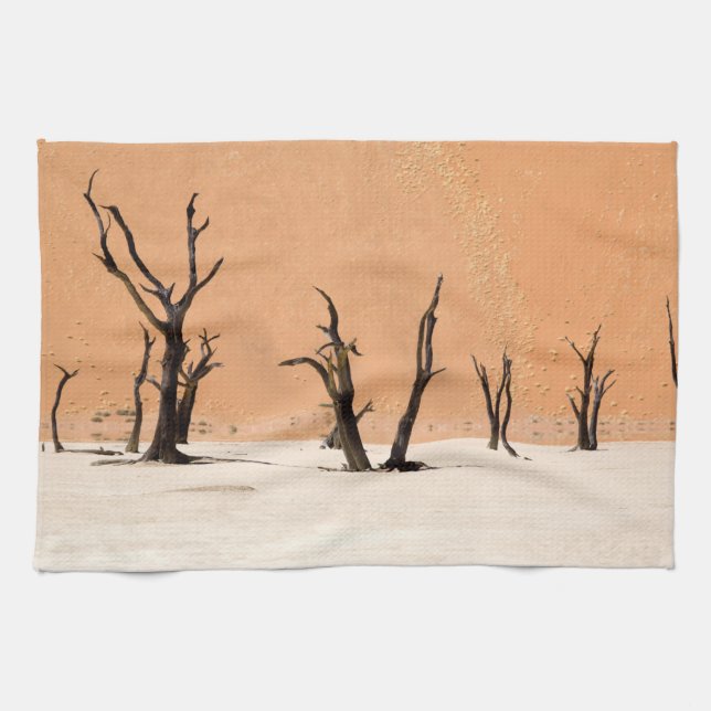 Dead Vlei, Namibia Geschirrtuch (Horizontal)