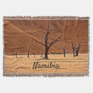 Dead Vlei Namibia Landschaft Foto mit Text Decke