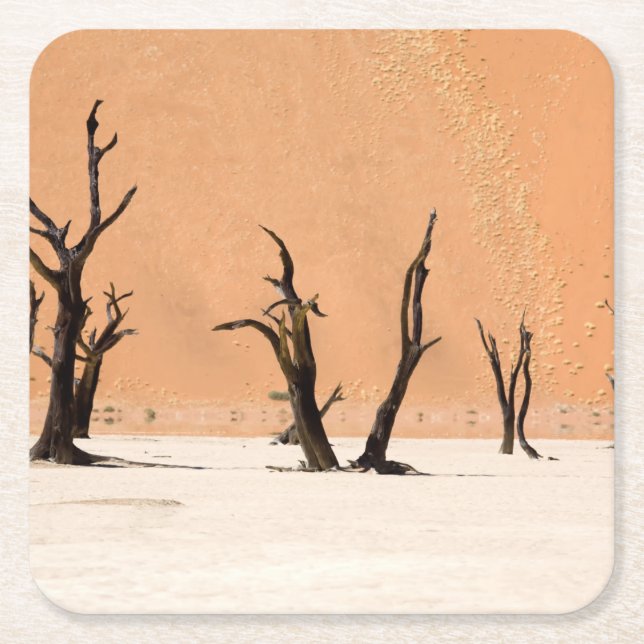 Dead Vlei, Namibia Rechteckiger Pappuntersetzer (Vorderseite)