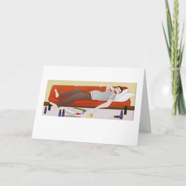 Deadbeat Vater Vatertag Card Karte (Vorderseite)