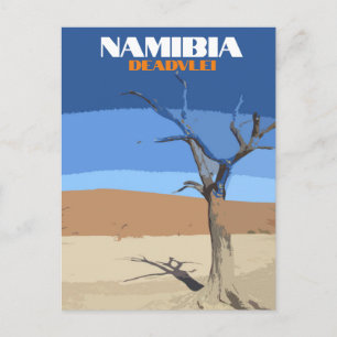 Deadlei Namibia Vintage Art Postkarte