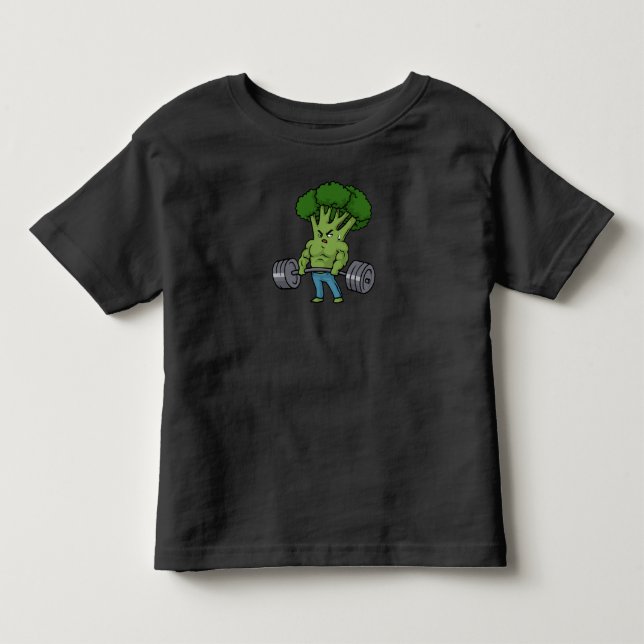 Deadlift Broccoli Gym Fitness Geschenk Bodybuildin Kleinkind T-shirt (Vorderseite)