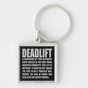 Deadlift - Funny Workout Motivierend Schlüsselanhänger