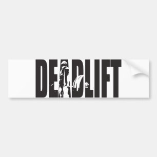 Deadlift - Gym-Motivation Autoaufkleber