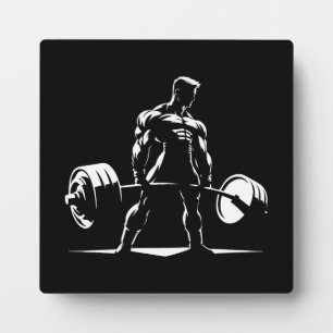 Deadlift - Motivierend Fitnessraum, Workout Fitnes Fotoplatte