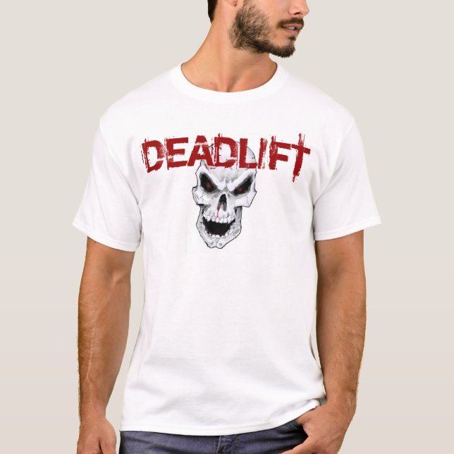 Deadlift Schädel T-Shirt (Vorderseite)