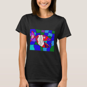 Deadly  ed Piranha Fish By Alex T-Shirt
