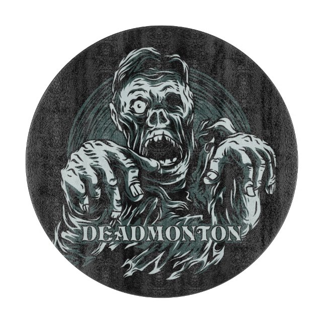 DEADMONTON-Schneidbrett Schneidebrett (Vorderseite)