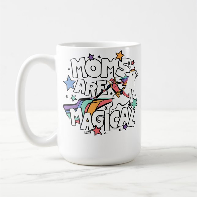 Deadpool - Moms Are Magical Mother'S Day Kaffeetasse (Links)