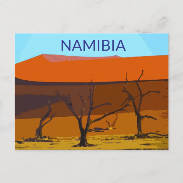 Deadvlei Carte Postale Ancienne Voyage Namibie (Devant)