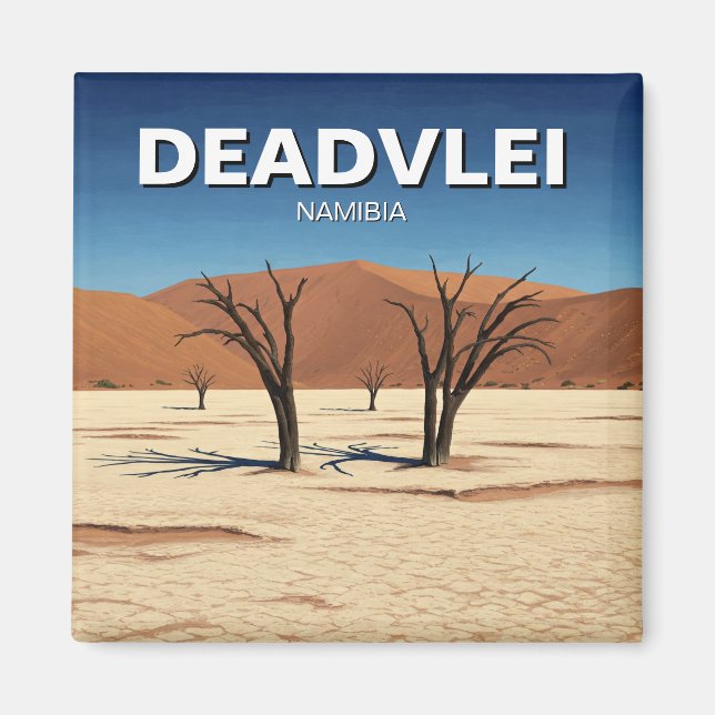 Deadvlei Namibia Travel Magnet (Vorne)