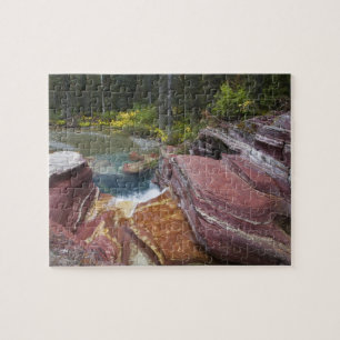 Deadwood Falls auf Reynolds-Creek im Herbst