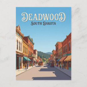 Deadwood South Dakota Postkarte