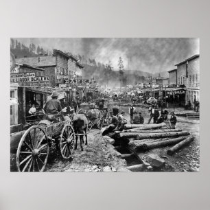 DEADWOOD SÜDDAKOTA 1876 POSTER