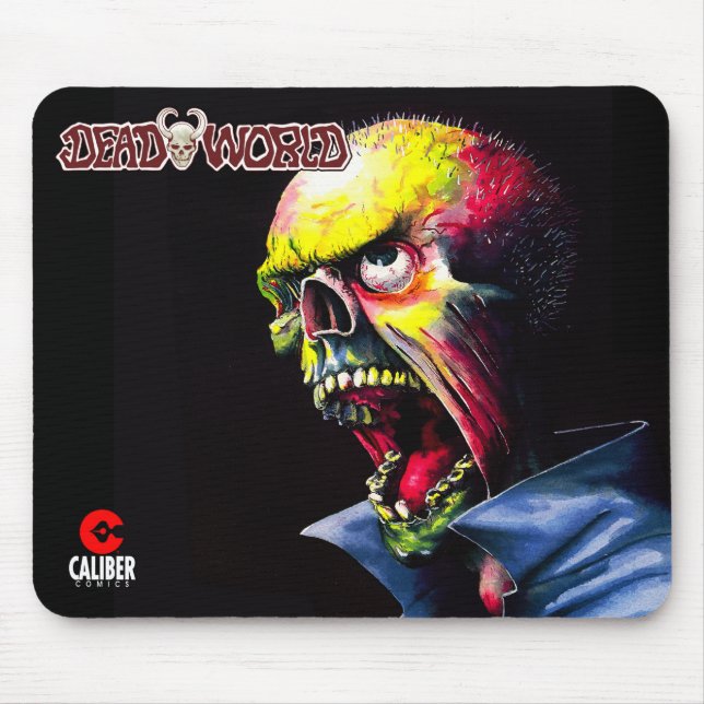 Deadworld screaming Zombies mouse pad Mousepad (Vorne)