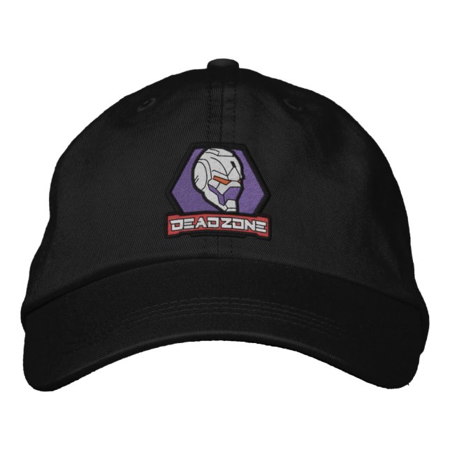 Deadzone der Podcast-Obergrenze Bestickte Baseballkappe (Vorderseite)