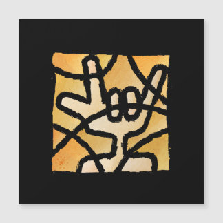 Deaf-Hand Magnetkarte