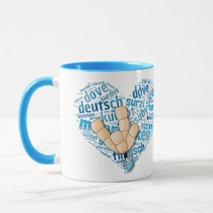 Deaf-Hand Tasse