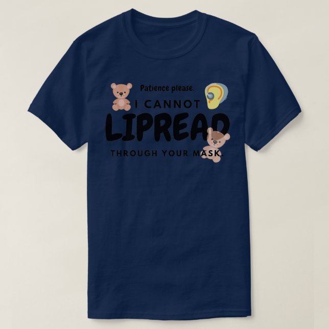 Deaf Hörgeschädigtes Schild Klassisches TShirt (Design vorne)