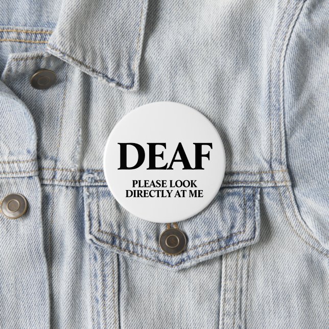 Deaf or Hard of Hearing Button (Beispiel)