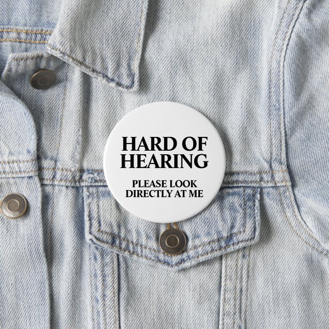Deaf or Hard of Hearing Button (Beispiel)