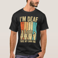 Deaf Pride ASL Gebärdensprache Ich bin tot ich hab