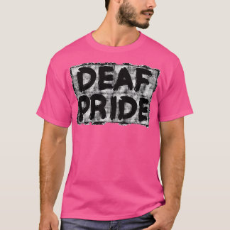 Deaf Pride Grunge T-Shirt