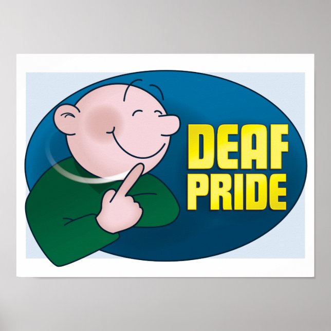 Deaf Pride Poster (Vorne)