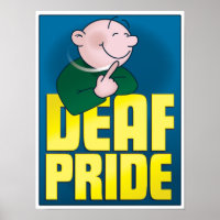 Deaf Pride. Poster, groß