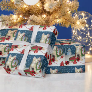 Deaglan's Christmas Card Mailbox ( Cat / Kitten) Geschenkpapier