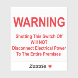 Deaktivieren Sie diesen Schalter nicht, um den Pow Aufkleber