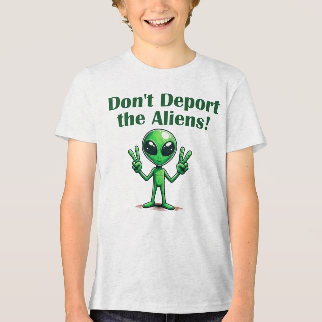 Deaktiviert den T - Shirt Außerirdischen nicht (Vorderseite)