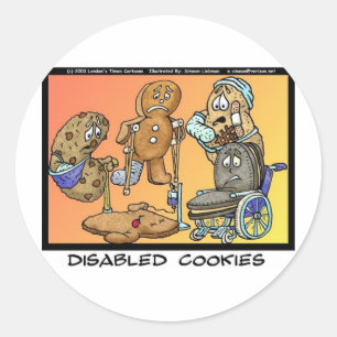 Deaktivierte Cookies Lustige Geschenke & Sammlerst Runder Aufkleber