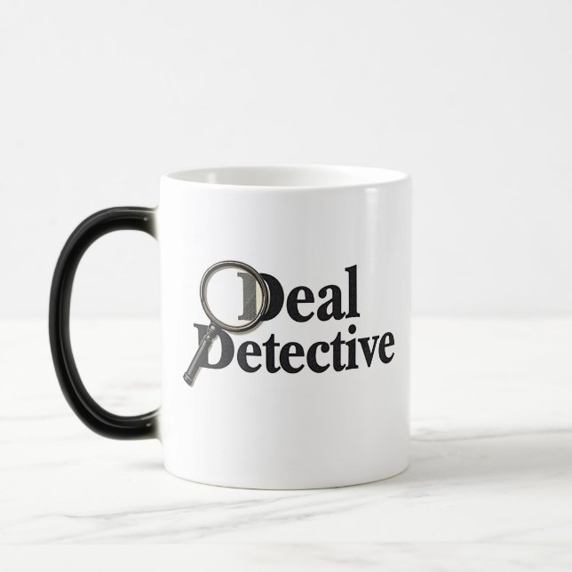 Deal Detective – Funny Bargain Hunter & Smart Shop Verwandlungstasse (Links)