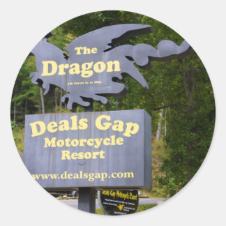Deal Gap Runder Aufkleber